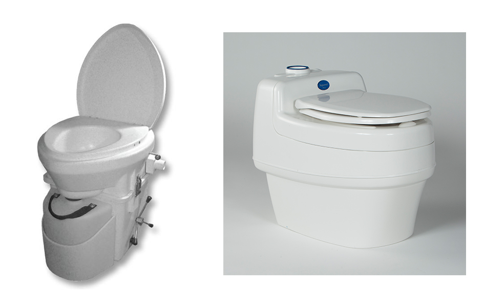 Composting Toilets - Side by side